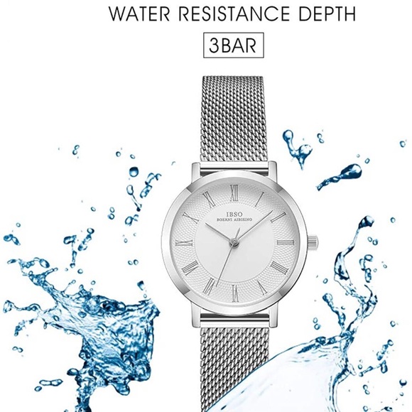 Stainless Steel Water Resistant Watch with Adjustable Strap - Picture 11 of 11
